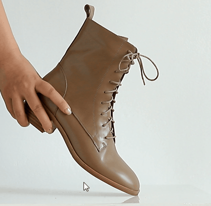 Chunky Heel Lace-Up Short Boots for Women - Genuine Leather Round Toe Mid Heel Martin Knight Boots for Autumn Winter Fashion Chunky Heel Lace-Up Short Boots for Women - Genuine Leather Round Toe Mid Heel Martin Knight Boots for Autumn Winter Fashion