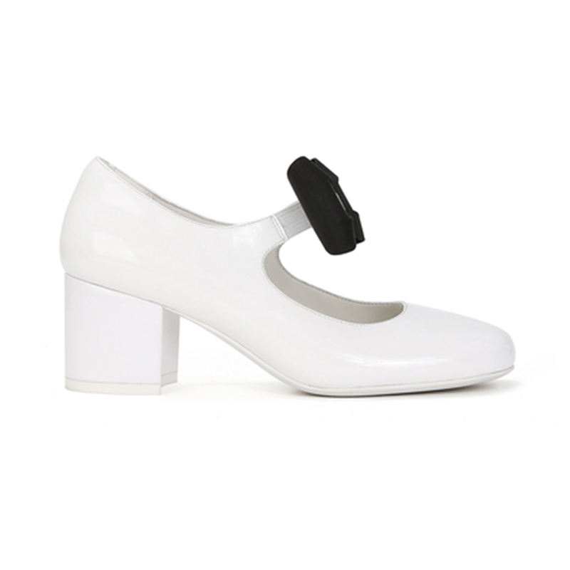 Chunky Heel Mary Jane Shoes in Genuine Leather, French Retro Bow Design, 2025 Autumn/Winter Style, Chic High-Heeled Flats Chunky Heel Mary Jane Shoes in Genuine Leather, French Retro Bow Design, 2025 Autumn/Winter Style, Chic High-Heeled Flats