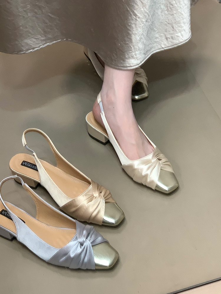 Color-Block Flat Sandals for Women - Summer 2025 Style, Versatile Design to Match Skirts, Trendy Casual Footwear