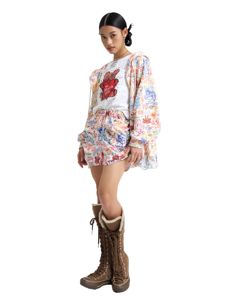 Colorful Striped Drawstring Quick-Dry Outdoor Shorts for Summer Adventures Colorful Striped Drawstring Quick-Dry Outdoor Shorts for Summer Adventures