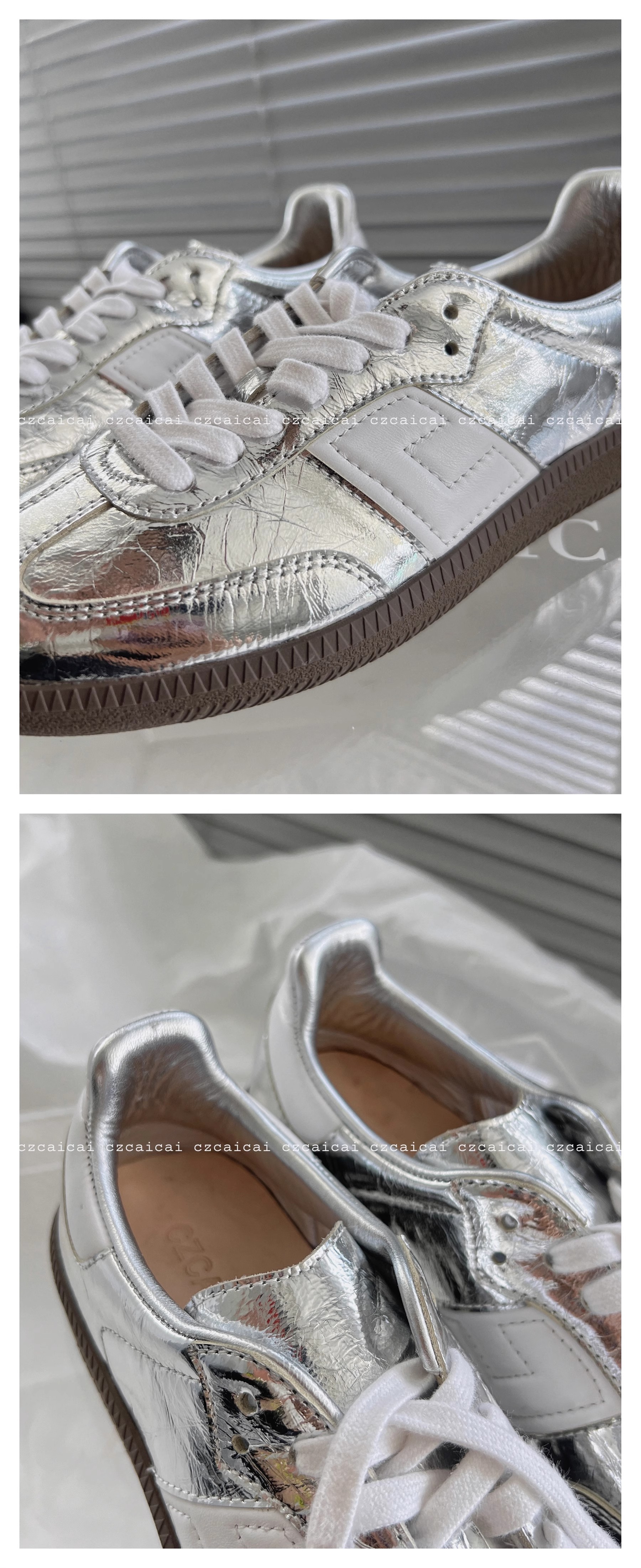 Cowhide Women's Classic German Training Shoes - 2025 Spring Little White Board Shoes, Casual Internet Celebrity Style