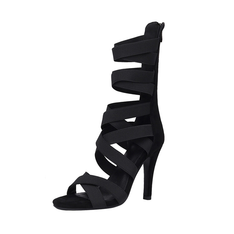 Cross-Strap Peep-Toe High Heels - Sexy Stiletto Sandals for Women, Versatile Design for Internet Celebrity Style Cross-Strap Peep-Toe High Heels - Sexy Stiletto Sandals for Women, Versatile Design for Internet Celebrity Style