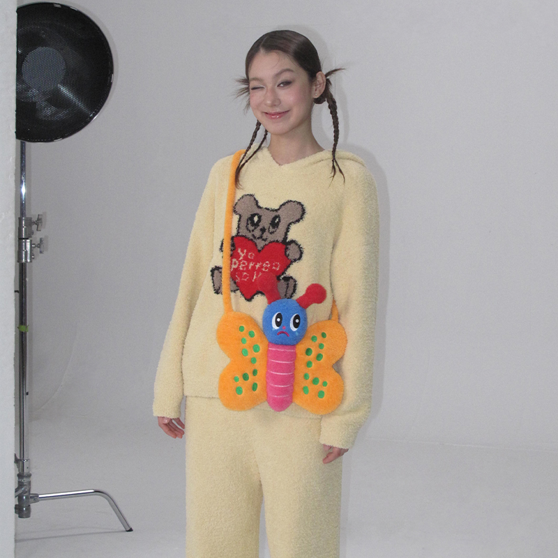 Crying Little Butterfly Crossbody Bag â€“ Artist Original Phone Bag, Unique Shaped Bag for Trendy Style, Y2K Fashion Accessory