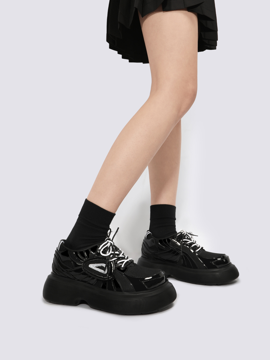 Cute Big Head Thick-Soled Shoes for Women - Slimming College Style Sports Flats - Spring/Summer 2025 Fashion Trends Cute Big Head Thick-Soled Shoes for Women - Slimming College Style Sports Flats - Spring/Summer 2025 Fashion Trends