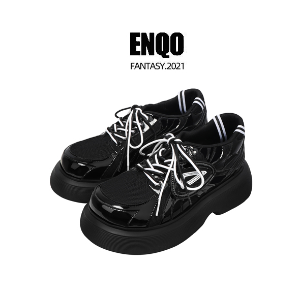 Cute Big Head Thick-Soled Shoes for Women - Slimming College Style Sports Flats - Spring/Summer 2025 Fashion Trends