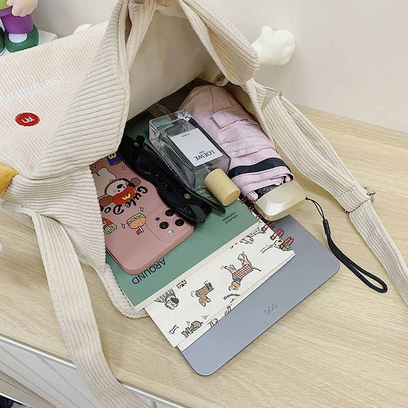 Cute Cookie-Shaped Crossbody Bag, Japanese Style Ins Ugly-Cute Corduroy Cartoon Shoulder Bag for Students and Commuters Cute Cookie-Shaped Crossbody Bag, Japanese Style Ins Ugly-Cute Corduroy Cartoon Shoulder Bag for Students and Commuters