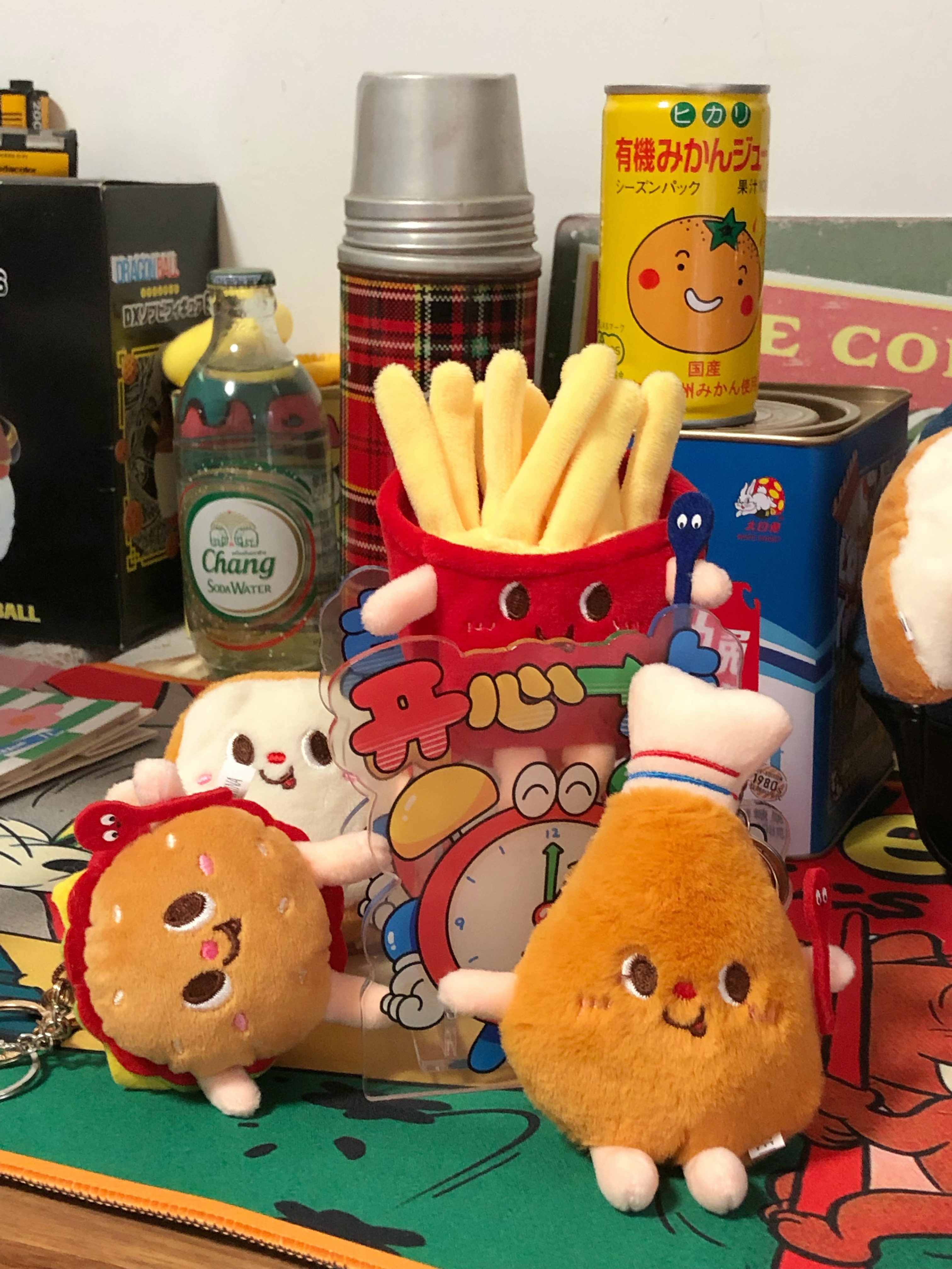 Cute Plush Cartoon Fries Keychain Pendant - Versatile Backpack Accessory, Perfect Gift for Couples and Friends