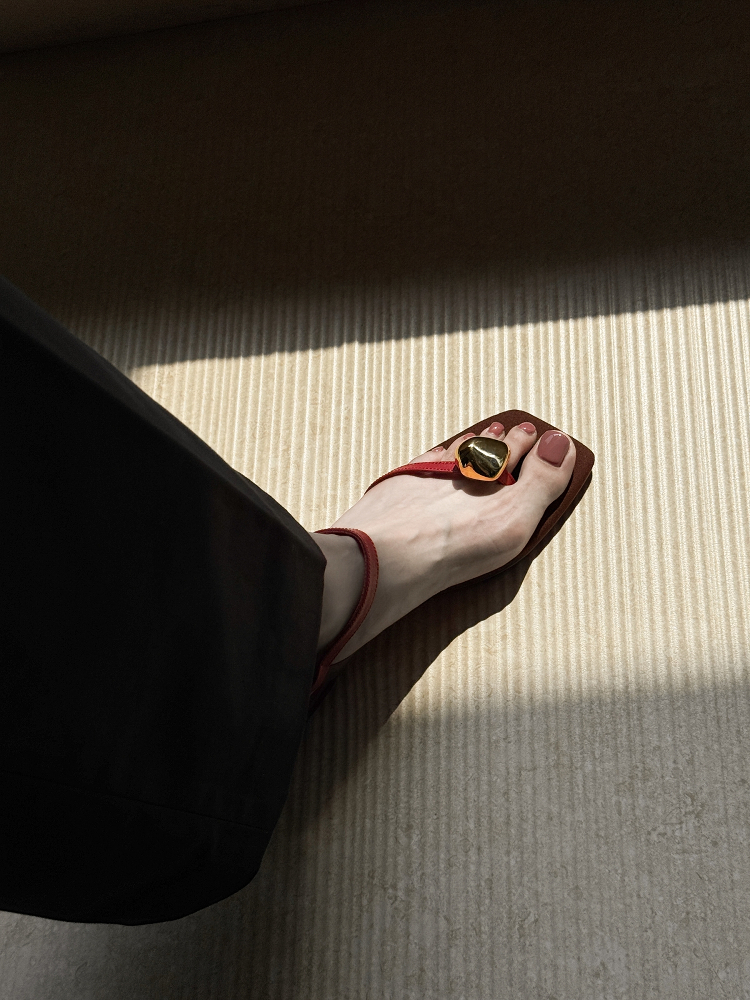 Delicate Straps French Minimalist Metal Buckle Flat Sandals for Women, Toe Post Square Toe Low Heel Summer Shoes 2025 Delicate Straps French Minimalist Metal Buckle Flat Sandals for Women, Toe Post Square Toe Low Heel Summer Shoes 2025