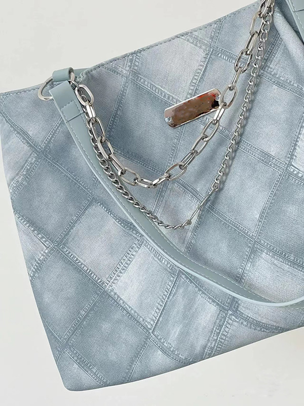 Diamond Quilted Tote Bag for Women - Trendy Retro Shoulder Bag with Large Capacity for Students and Commuters, 2025 Fashion Essential Diamond Quilted Tote Bag for Women - Trendy Retro Shoulder Bag with Large Capacity for Students and Commuters, 2025 Fashion Essential