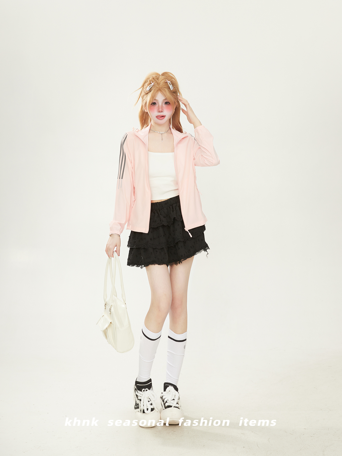 Dopamine Pink Hooded Sun Protection Jacket for Women - Casual Outdoor Sports Summer Thin Fit Slimming Short Coat Dopamine Pink Hooded Sun Protection Jacket for Women - Casual Outdoor Sports Summer Thin Fit Slimming Short Coat