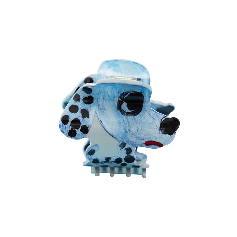 Double-Sided Printed Graffiti Hair Clip - Casual Style Claw Clip for Trendy Looks, Perfect for Y2K and Streetwear Fashion