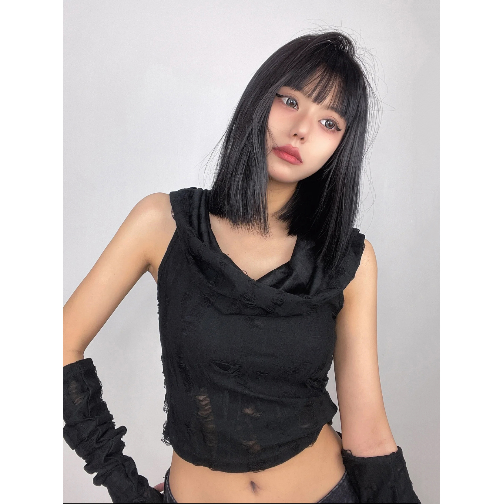 Dune Wasteland Windbreaker Hoodie for Women - K-Pop Inspired Performance Outfit, Jazz Dance Base Layer Top Dune Wasteland Windbreaker Hoodie for Women - K-Pop Inspired Performance Outfit, Jazz Dance Base Layer Top