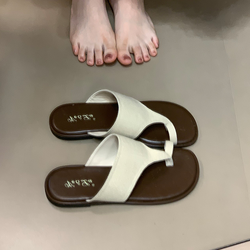 Elegant Casual Flat Thong Sandals for Women - Ocean-Inspired 2025 Fashion Flip-Flops, Perfect for Summer Style