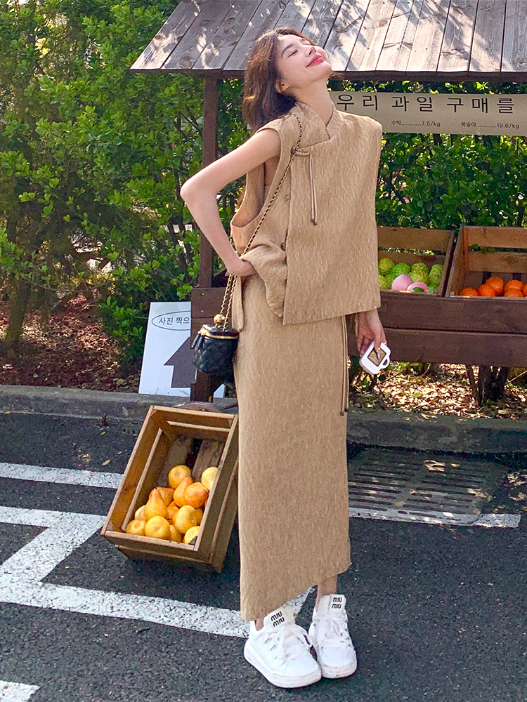 Elegant Chinese-Style Qipao Dress for Women, High-Quality Long Skirt Two-Piece Set, Spring Summer 2025 Fashion Elegant Chinese-Style Qipao Dress for Women, High-Quality Long Skirt Two-Piece Set, Spring Summer 2025 Fashion