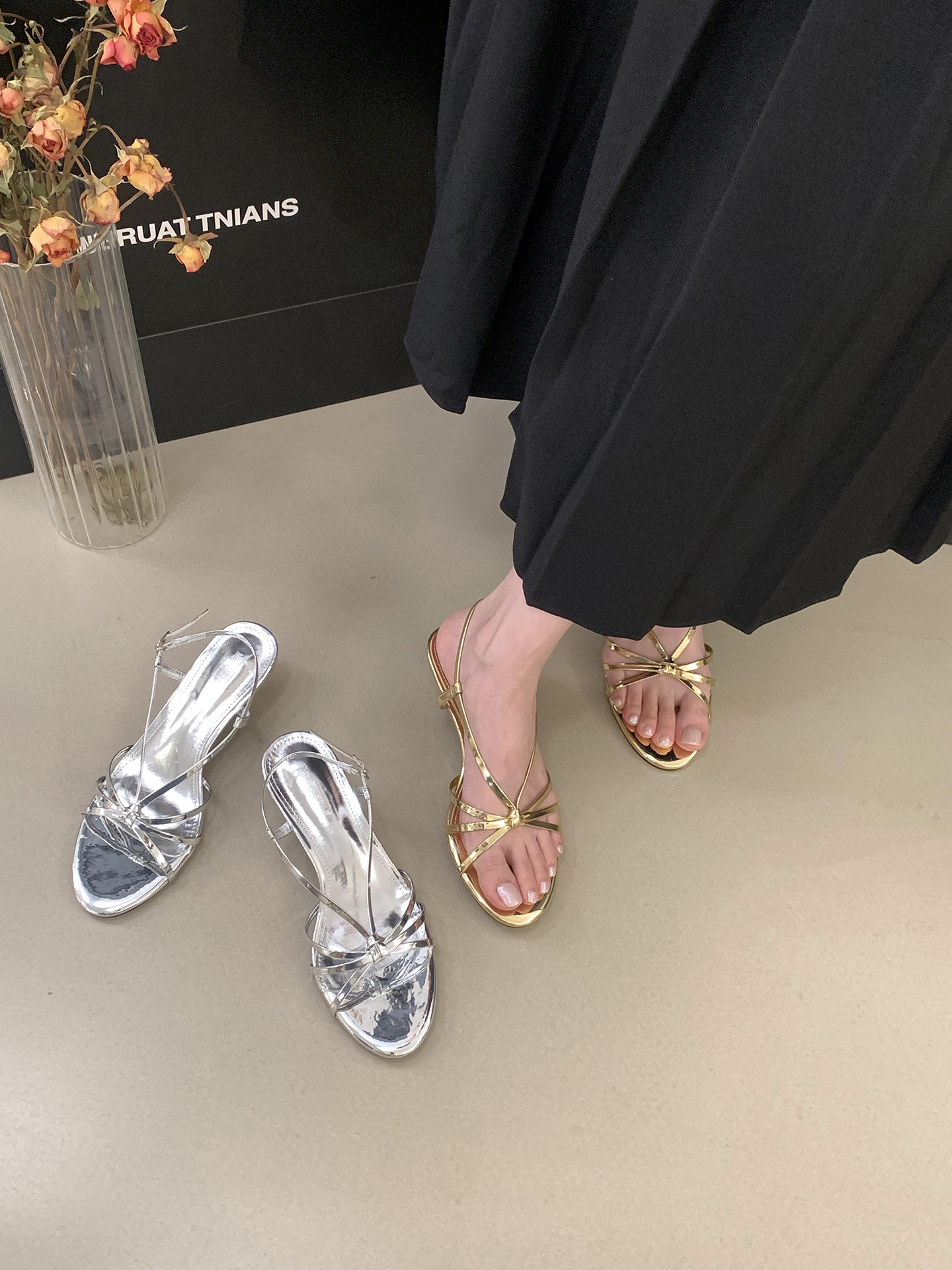 Elegant French Style Summer High Heels for Women - Versatile Thin Heels for 2025 Fashion, Perfect for Any Occasion