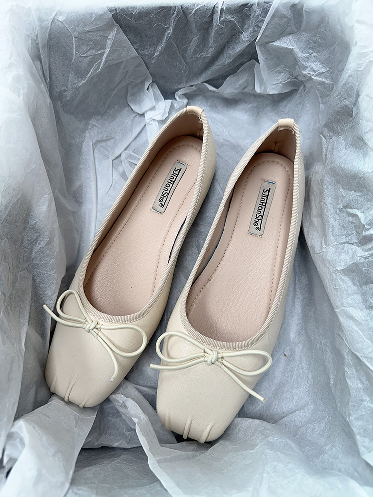 Elegant Leopard Print Mary Jane Shoes with Bow - Spring 2025 Women's Ballet Flats for Gentle Evening Breeze Style Elegant Leopard Print Mary Jane Shoes with Bow - Spring 2025 Women's Ballet Flats for Gentle Evening Breeze Style