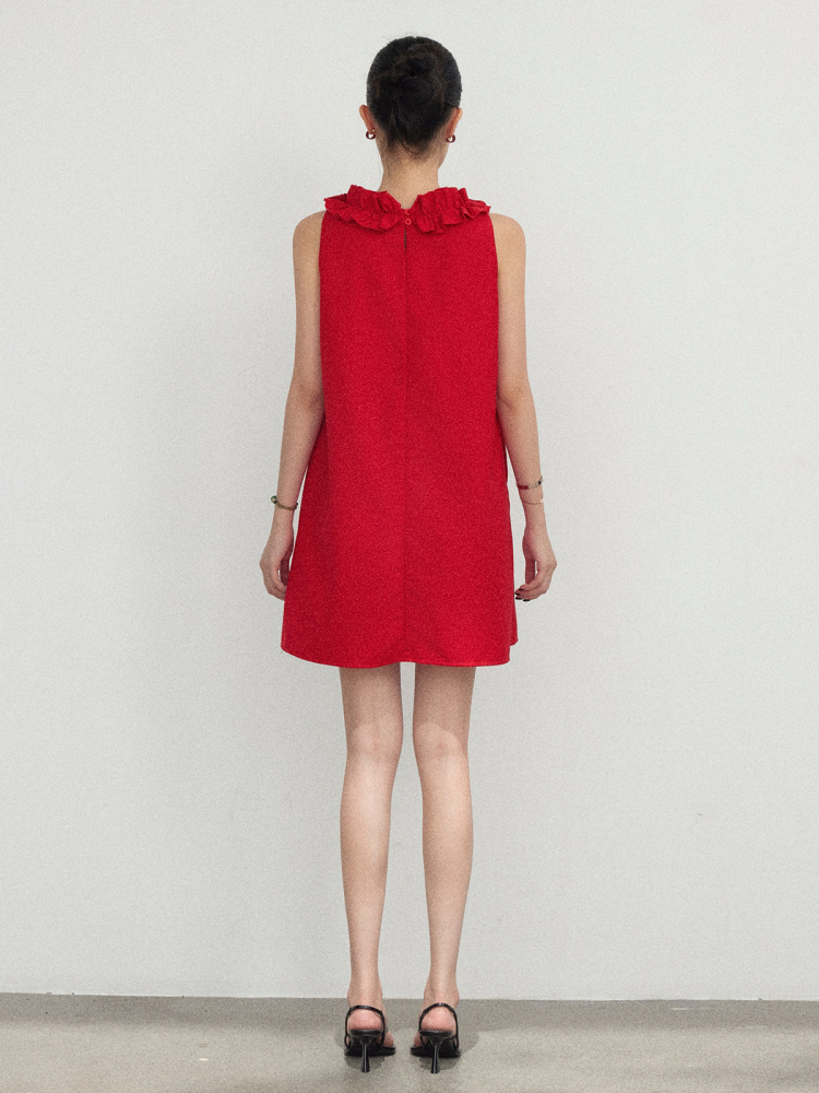 Elegant Slimming French Knot Rose Sleeveless Dress - Summer Short Skirt Tank Dress in Y2K Style Elegant Slimming French Knot Rose Sleeveless Dress - Summer Short Skirt Tank Dress in Y2K Style