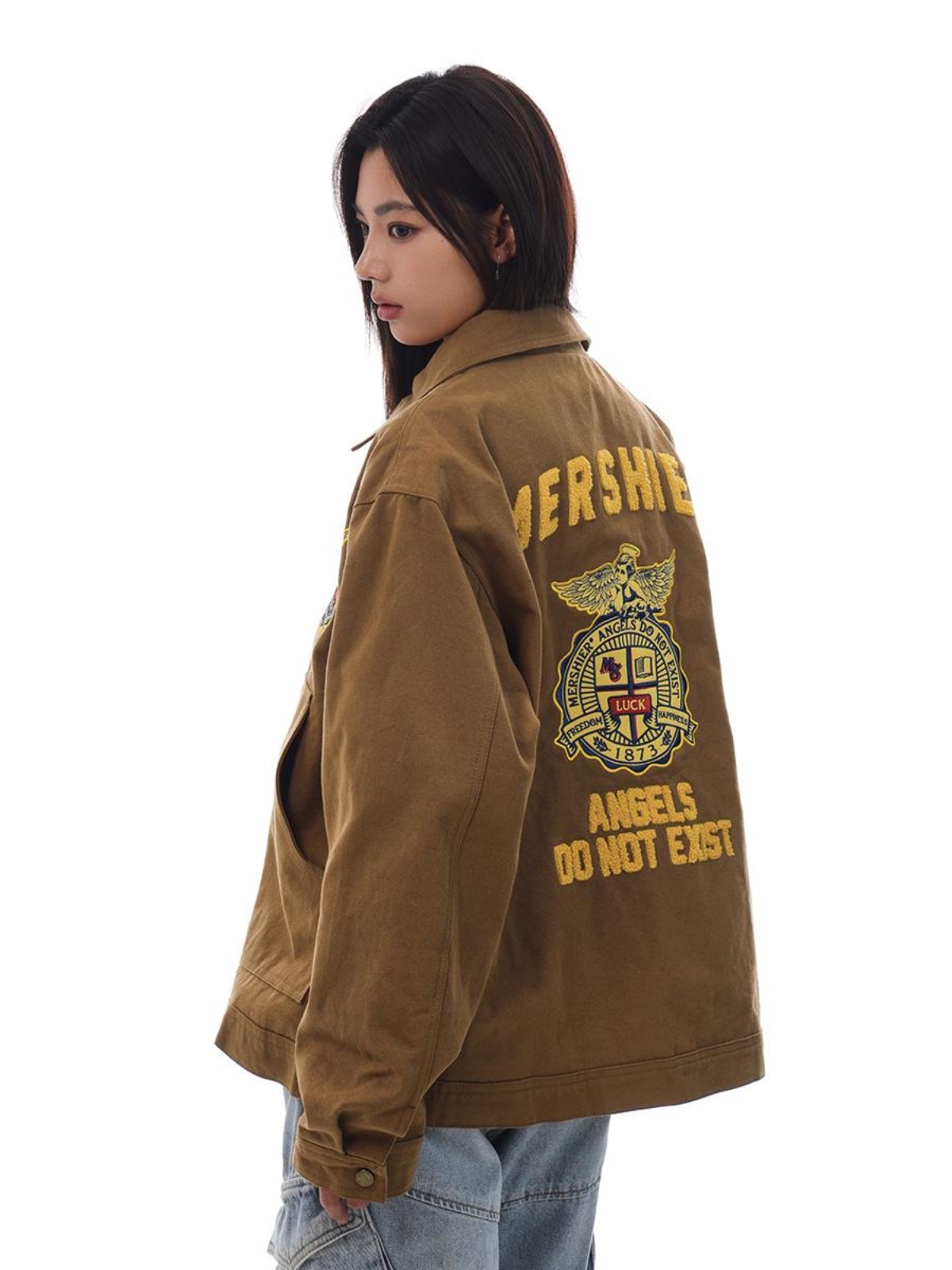 Embroidered American Vintage Barn Style Jacket for Men and Women - Trendy Loose Fit Streetwear Fashion Top Embroidered American Vintage Barn Style Jacket for Men and Women - Trendy Loose Fit Streetwear Fashion Top