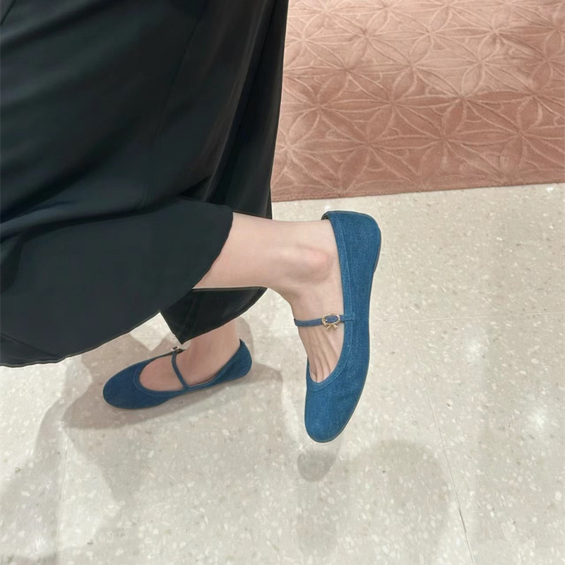 Embroidered Mulan Ballet Flats, Women's Traditional Hanfu Shoes, Soft-Soled Loafers, Vintage Grandma Style Embroidered Mulan Ballet Flats, Women's Traditional Hanfu Shoes, Soft-Soled Loafers, Vintage Grandma Style