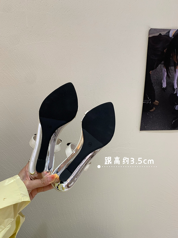 Exquisite French Sandals for Women - Summer 2025 Metal Thong Style, Chic and Elegant Footwear