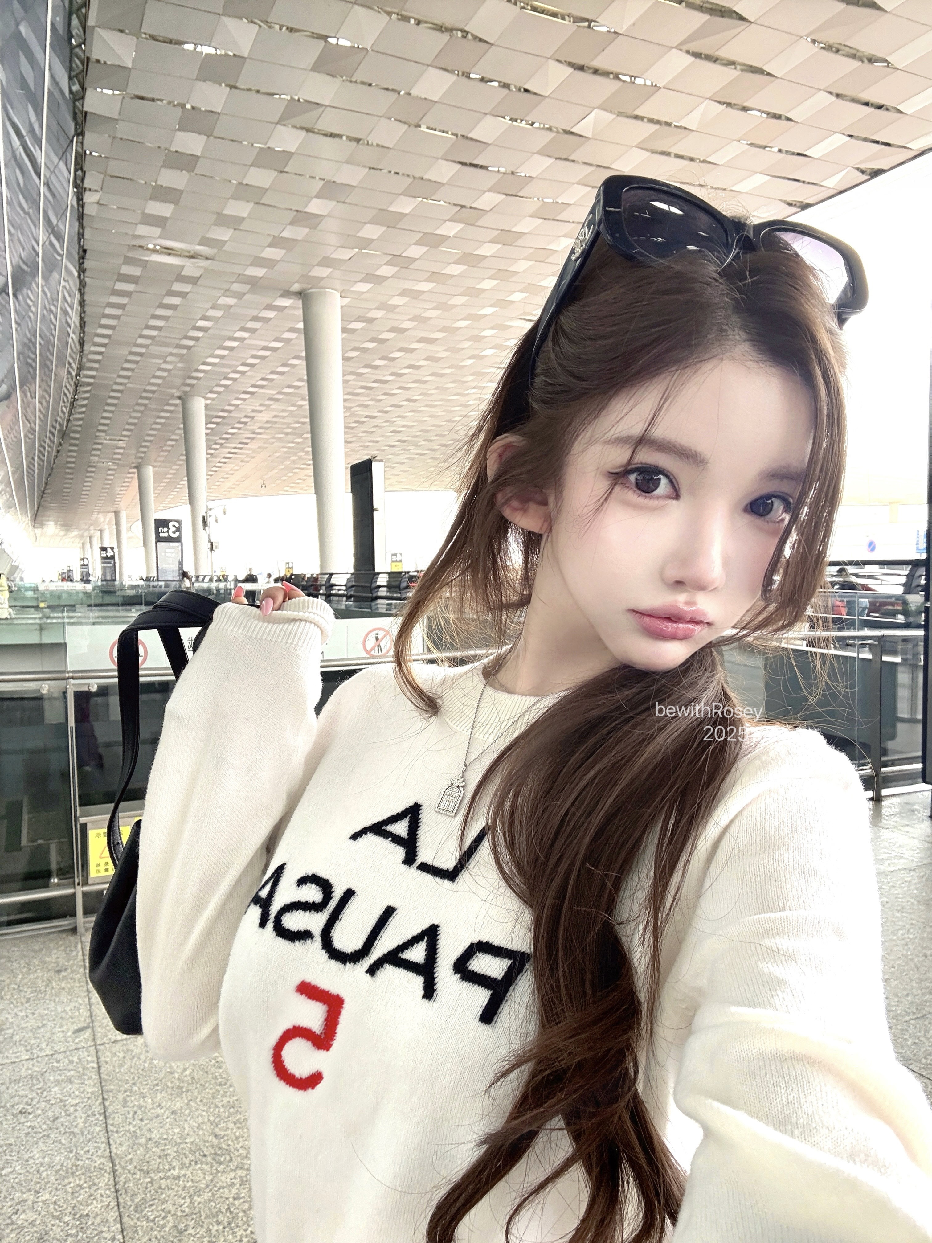 Fine Knit Wool Top - Little Fragrance Japan Island Design, Lightweight, Thin, Perfect for Layering, Trendy Korean Style Fine Knit Wool Top - Little Fragrance Japan Island Design, Lightweight, Thin, Perfect for Layering, Trendy Korean Style