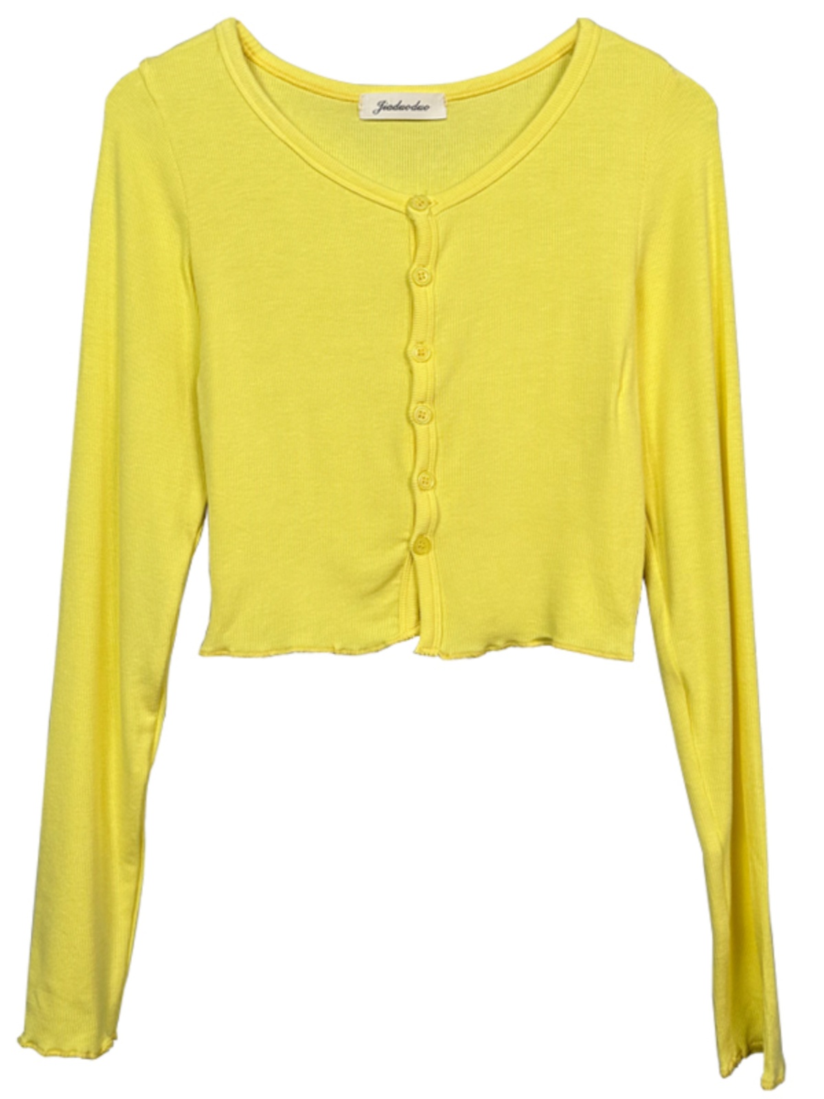 Fitted White Long Sleeve Knit T-Shirt Cardigan for Women - Sexy Korean Style Thin Sweater Fitted White Long Sleeve Knit T-Shirt Cardigan for Women - Sexy Korean Style Thin Sweater