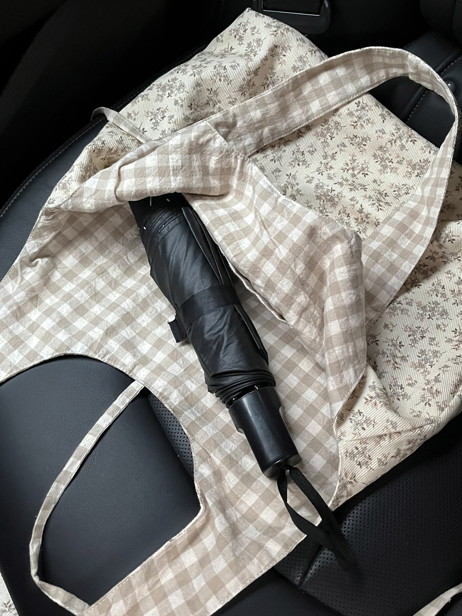 Floral Check Canvas Tote Bag - Fairy-Inspired Artistic College Style, Large Capacity Underarm and Handheld Shoulder Bag Floral Check Canvas Tote Bag - Fairy-Inspired Artistic College Style, Large Capacity Underarm and Handheld Shoulder Bag