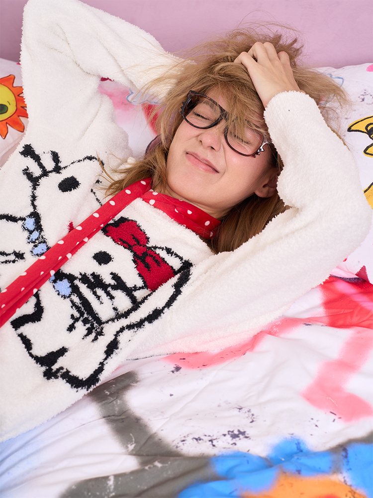 Fluffy Warm Kitty Cat Pajama Set - Skin-Friendly Homewear for Cozy Nights - Perfect for Relaxing in Style Fluffy Warm Kitty Cat Pajama Set - Skin-Friendly Homewear for Cozy Nights - Perfect for Relaxing in Style