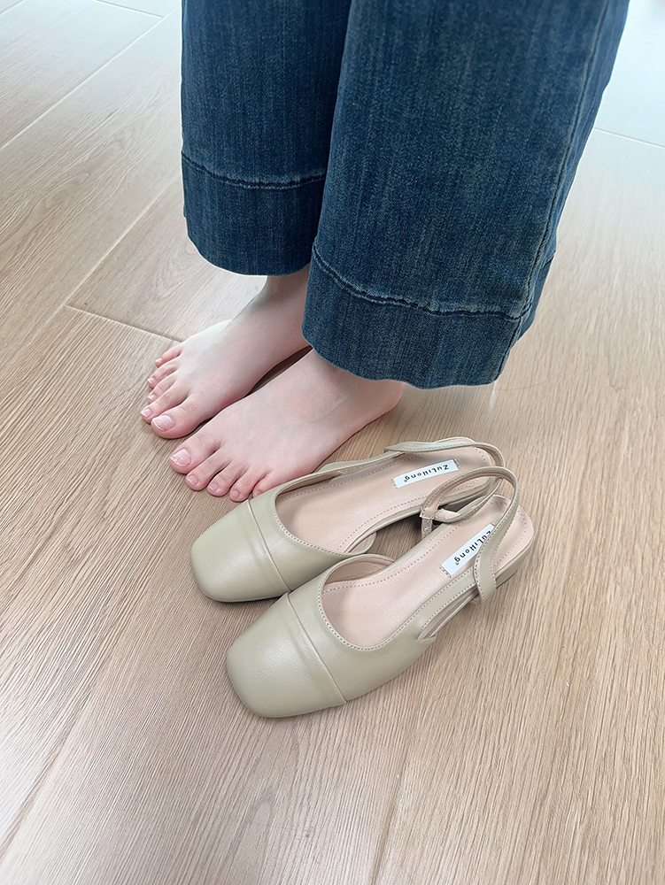 Forest Girl Square Toe Sandals for Women - Fairy Style Flat Shoes for Spring/Summer 2025, Versatile Student Footwear Forest Girl Square Toe Sandals for Women - Fairy Style Flat Shoes for Spring/Summer 2025, Versatile Student Footwear