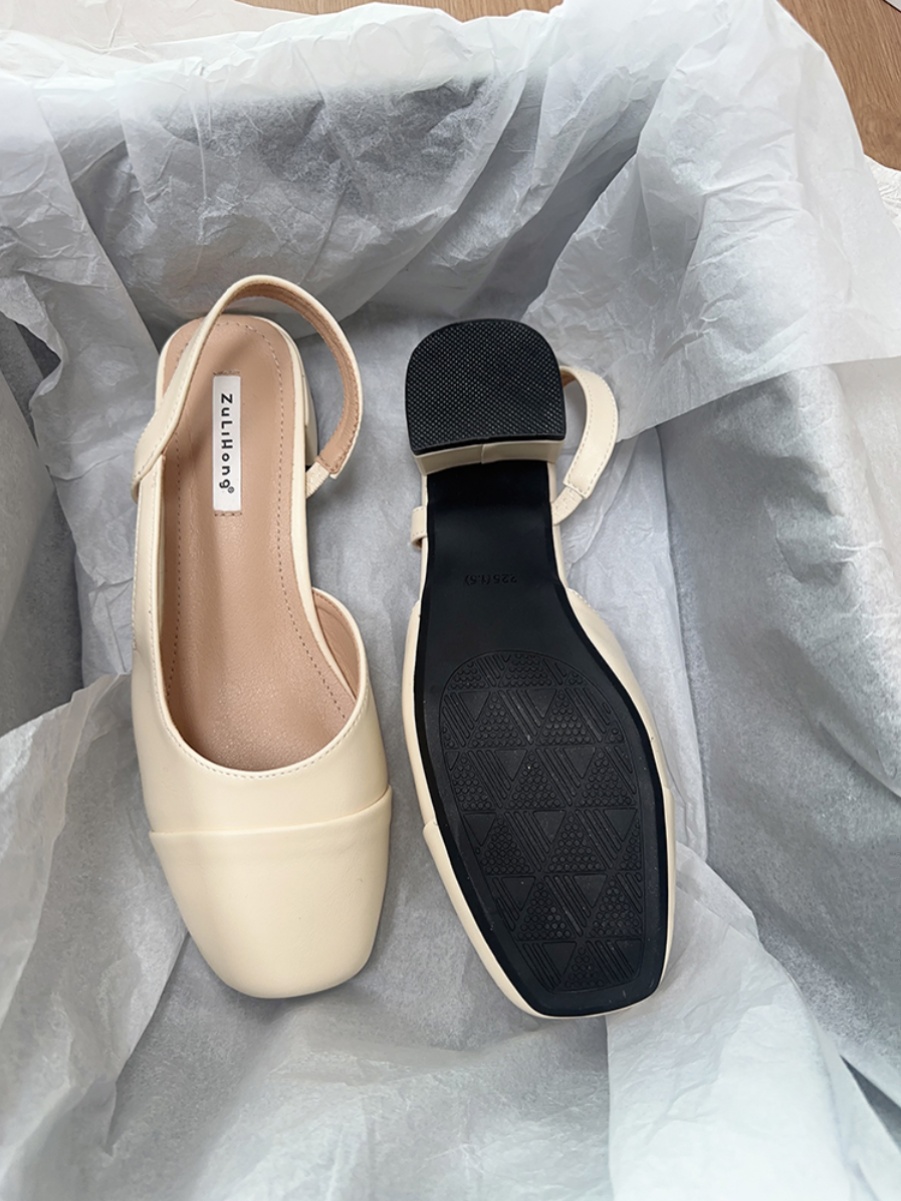 Forest Girl Square Toe Sandals for Women - Fairy Style Flat Shoes for Spring/Summer 2025, Versatile Student Footwear Forest Girl Square Toe Sandals for Women - Fairy Style Flat Shoes for Spring/Summer 2025, Versatile Student Footwear