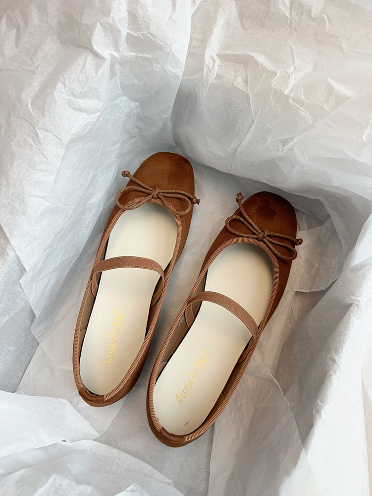 French-Style Bow Round-Toe Flats for Women - Spring 2025 Commuting Mary Jane Shoes, Fairy Wind Design French-Style Bow Round-Toe Flats for Women - Spring 2025 Commuting Mary Jane Shoes, Fairy Wind Design