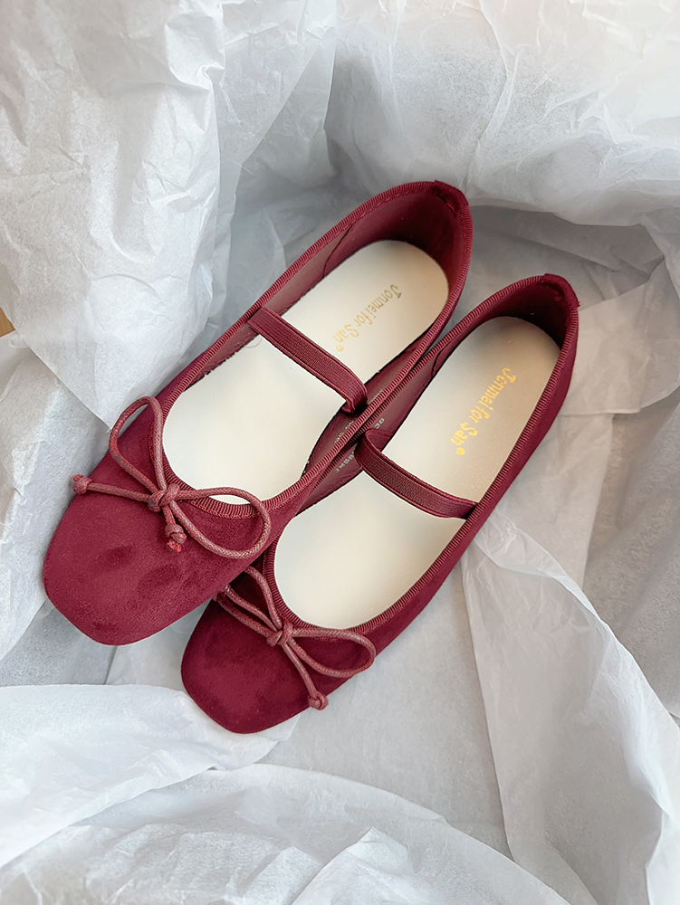French-Style Bow Round-Toe Flats for Women - Spring 2025 Commuting Mary Jane Shoes, Fairy Wind Design French-Style Bow Round-Toe Flats for Women - Spring 2025 Commuting Mary Jane Shoes, Fairy Wind Design