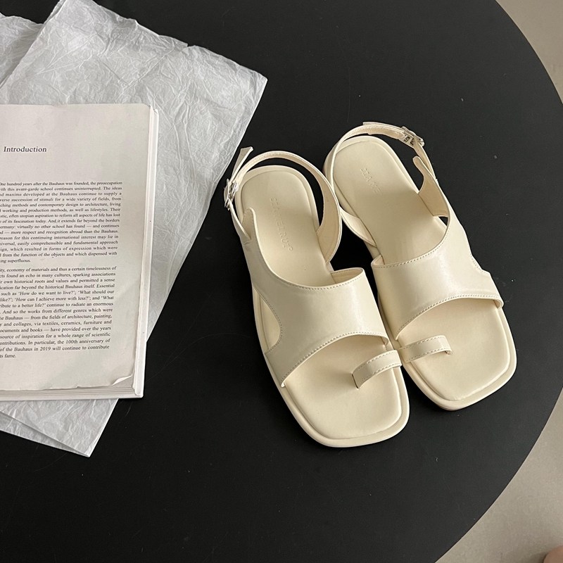 French-Style Lightening Slippers for Women - Soft-Soled Flat Sandals Perfect for Skirts and Summer Outfits