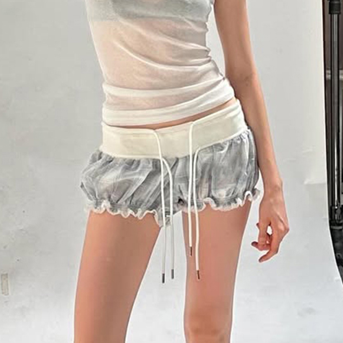 French Style Low-Waist Tie Floral Shorts - Versatile Summer Pumpkin Pants for Trendy Girls French Style Low-Waist Tie Floral Shorts - Versatile Summer Pumpkin Pants for Trendy Girls