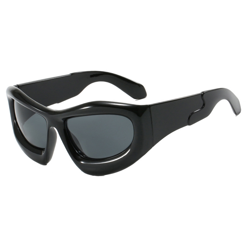 Futuristic Oversized Sunglasses with Unique Shape for Women – Stylish High-End Sun Protection for Street Photography and Trendy Looks Futuristic Oversized Sunglasses with Unique Shape for Women – Stylish High-End Sun Protection for Street Photography and Trendy Looks