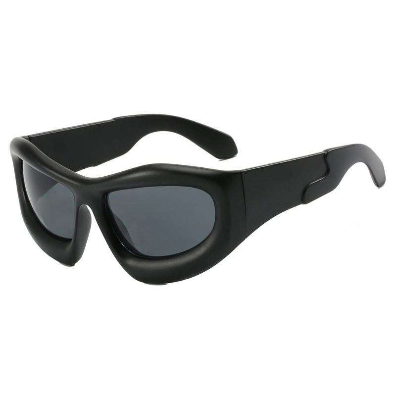 Futuristic Oversized Sunglasses with Unique Shape for Women – Stylish High-End Sun Protection for Street Photography and Trendy Looks Futuristic Oversized Sunglasses with Unique Shape for Women – Stylish High-End Sun Protection for Street Photography and Trendy Looks