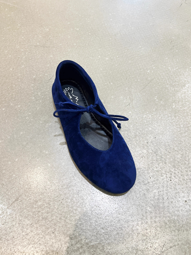 Genuine Leather Lace-Up Bow Ballet Flats - Comfortable Mary Jane Shoes with Soft Soles, Versatile Shallow Mouth Design for All-Day Wear