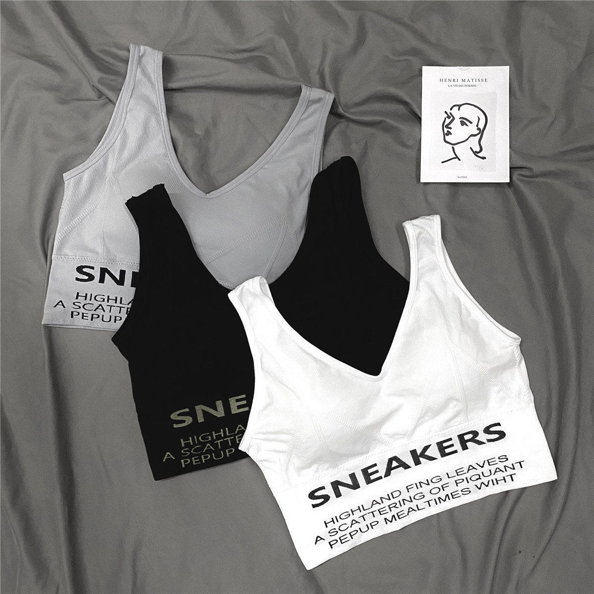 Gothic Dark Jazz Dance Lingerie Camisole - Women's One-Piece Street Dance Fitness Bra, Edgy Party Outfit Gothic Dark Jazz Dance Lingerie Camisole - Women's One-Piece Street Dance Fitness Bra, Edgy Party Outfit