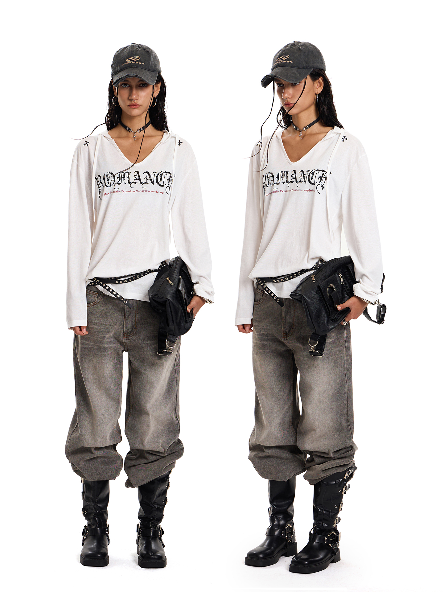 Gothic Style Hooded Shirt for Summer, Sun Protection, Loose Fit, American Baddie Dance Jazz, Lightweight Air-Conditioned Top Gothic Style Hooded Shirt for Summer, Sun Protection, Loose Fit, American Baddie Dance Jazz, Lightweight Air-Conditioned Top