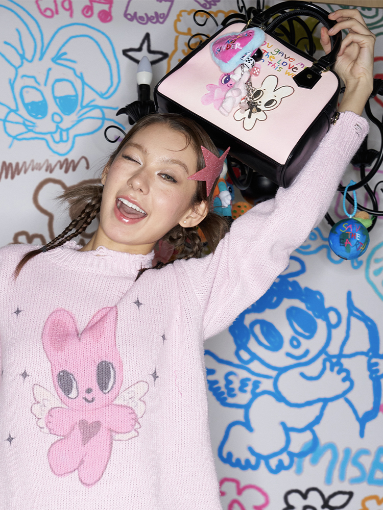 Graffiti Print Tote Crossbody Bag - Large Capacity Shoulder Bag for Artists - Trendy Urban Style Graffiti Print Tote Crossbody Bag - Large Capacity Shoulder Bag for Artists - Trendy Urban Style