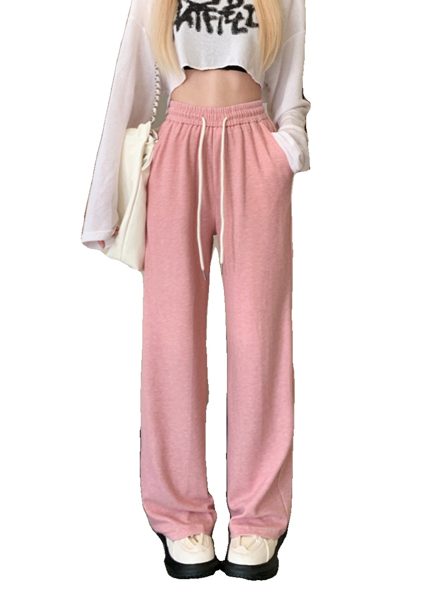 Gray Fleece Jazz Hip-Hop Street Dance Pants - Casual Draped Sports Trousers for Women, Perfect for 90s and Y2K Style Gray Fleece Jazz Hip-Hop Street Dance Pants - Casual Draped Sports Trousers for Women, Perfect for 90s and Y2K Style