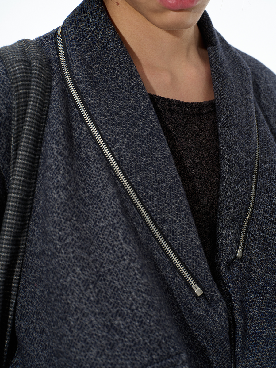 Green Wool Cargo Suit with Zipper Collar and Multi-Shape Design - Trendy Workwear for Y2K and Korean Style Fashion Green Wool Cargo Suit with Zipper Collar and Multi-Shape Design - Trendy Workwear for Y2K and Korean Style Fashion