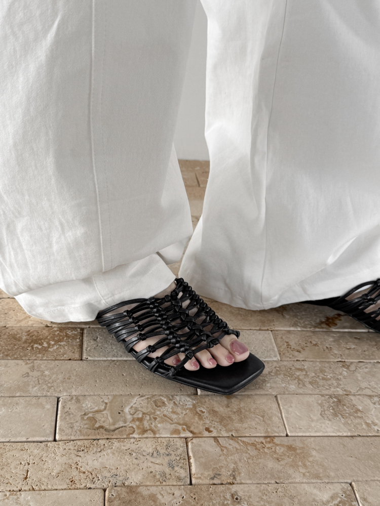 Handmade Woven Sandals for Women, Open-Toe Hollow Out Wedge Roman Slippers, Summer Commuting Footwear, Forest-Style Pastoral Handmade Woven Sandals for Women, Open-Toe Hollow Out Wedge Roman Slippers, Summer Commuting Footwear, Forest-Style Pastoral