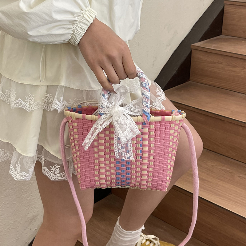 Handwoven Women's Shoulder Tote Bag - 2025 New Style Seaside Vacation Beach Vegetable Basket Handbag Handwoven Women's Shoulder Tote Bag - 2025 New Style Seaside Vacation Beach Vegetable Basket Handbag