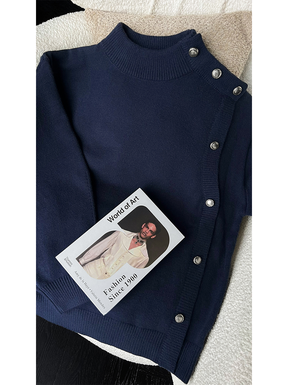 High-End Button Design Half Turtleneck Sweater - Versatile Solid Color Knitted Top for Autumn and Winter Fashion High-End Button Design Half Turtleneck Sweater - Versatile Solid Color Knitted Top for Autumn and Winter Fashion