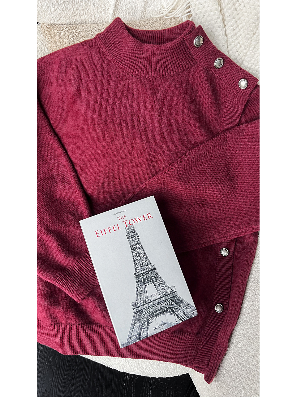 High-End Button Design Half Turtleneck Sweater - Versatile Solid Color Knitted Top for Autumn and Winter Fashion High-End Button Design Half Turtleneck Sweater - Versatile Solid Color Knitted Top for Autumn and Winter Fashion