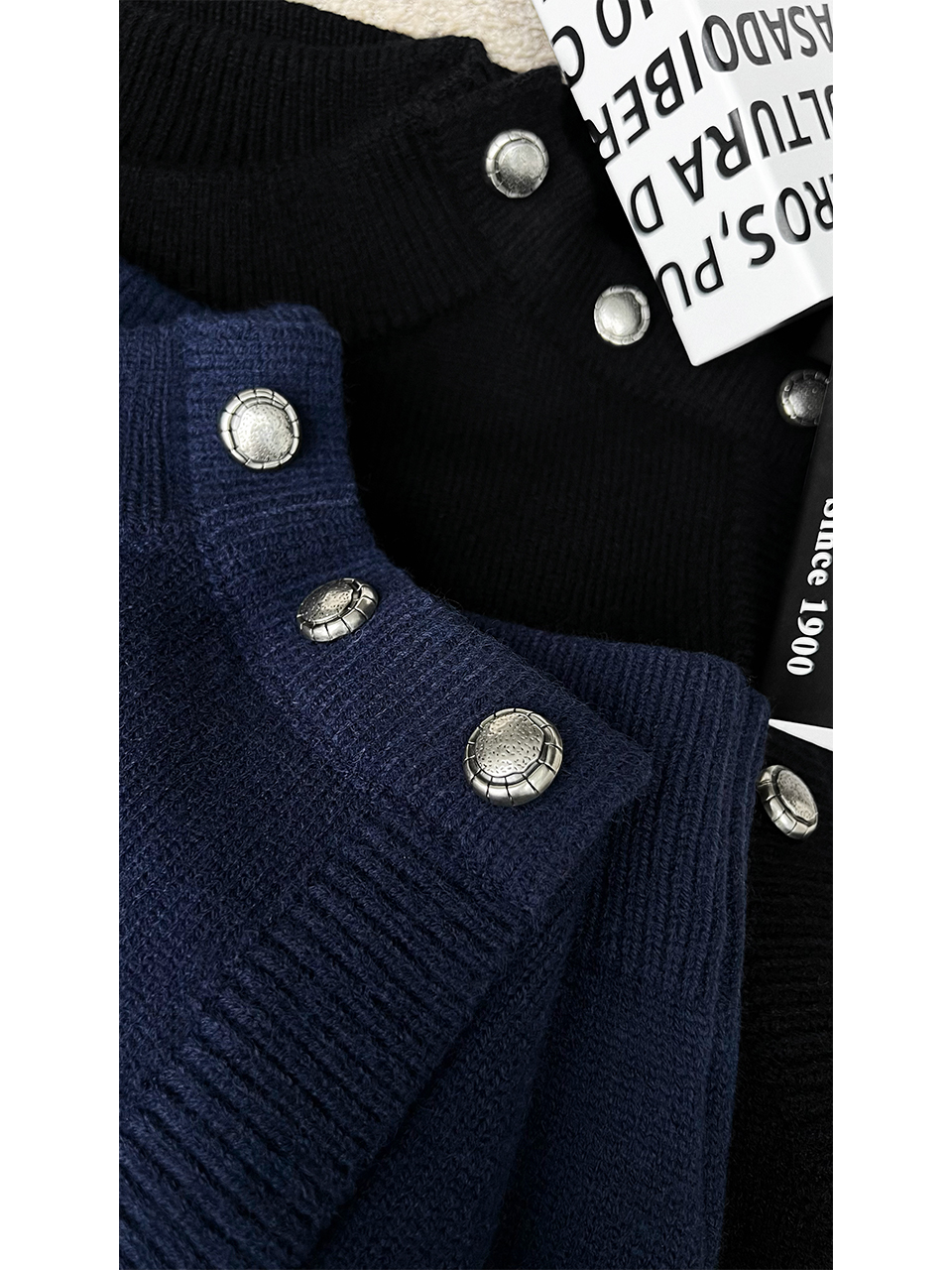 High-End Button Design Half Turtleneck Sweater - Versatile Solid Color Knitted Top for Autumn and Winter Fashion High-End Button Design Half Turtleneck Sweater - Versatile Solid Color Knitted Top for Autumn and Winter Fashion