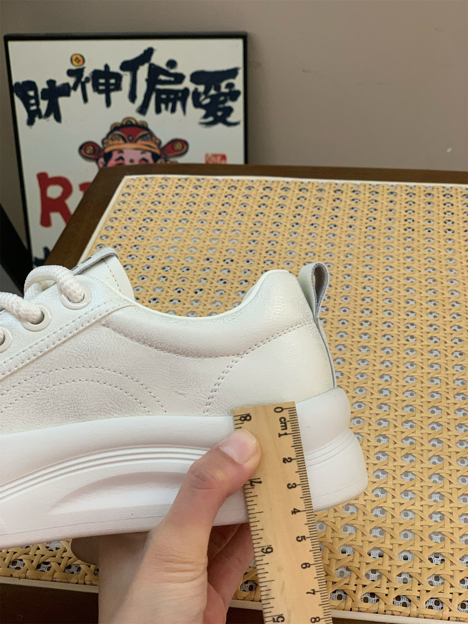 High-End Genuine Leather White Sneakers for Women - 2025 Spring Thick-Soled Ugly Cute Big-Headed Sports Shoes High-End Genuine Leather White Sneakers for Women - 2025 Spring Thick-Soled Ugly Cute Big-Headed Sports Shoes