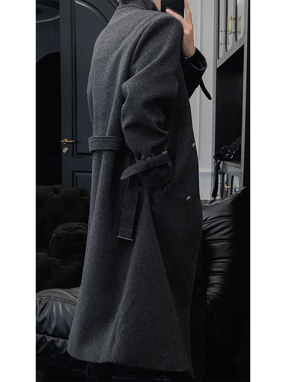 High-End Long Knee-Length Woolen Coat for Men, Double-Breasted, Korean Style, 2025 Autumn Winter Fashion High-End Long Knee-Length Woolen Coat for Men, Double-Breasted, Korean Style, 2025 Autumn Winter Fashion
