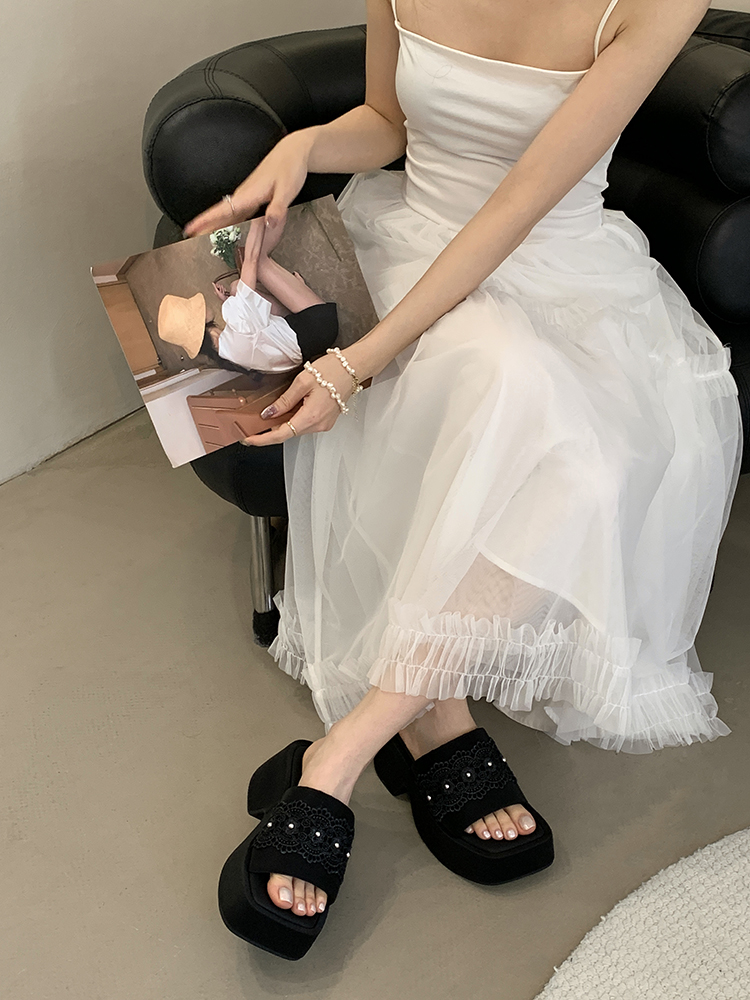 High-End Open-Toe Platform Sandals for Women - Summer Flip-Flops with Chic Rome Style High-End Open-Toe Platform Sandals for Women - Summer Flip-Flops with Chic Rome Style